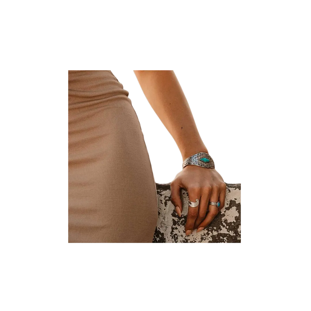 Montana Women's Silversmith Blanket Statement Turquoise Cuff Bracelet