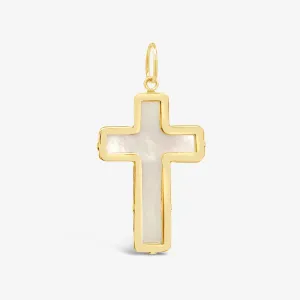 Mother Of Pearl Cross Pendant