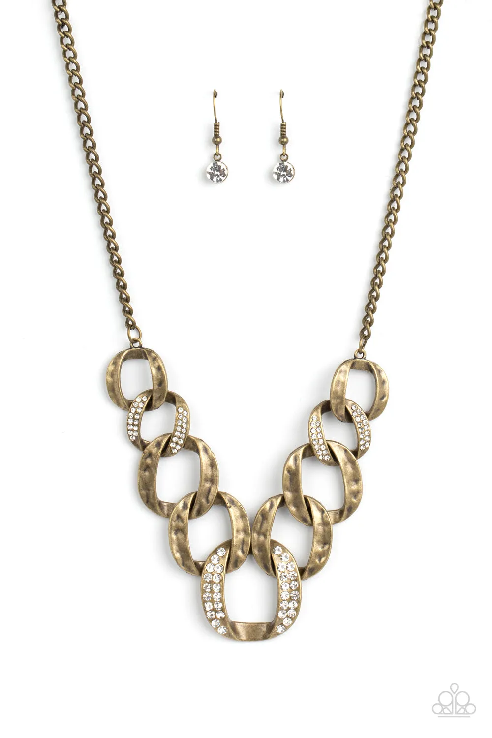 Necklaces Bombshell Bling - Brass N2150