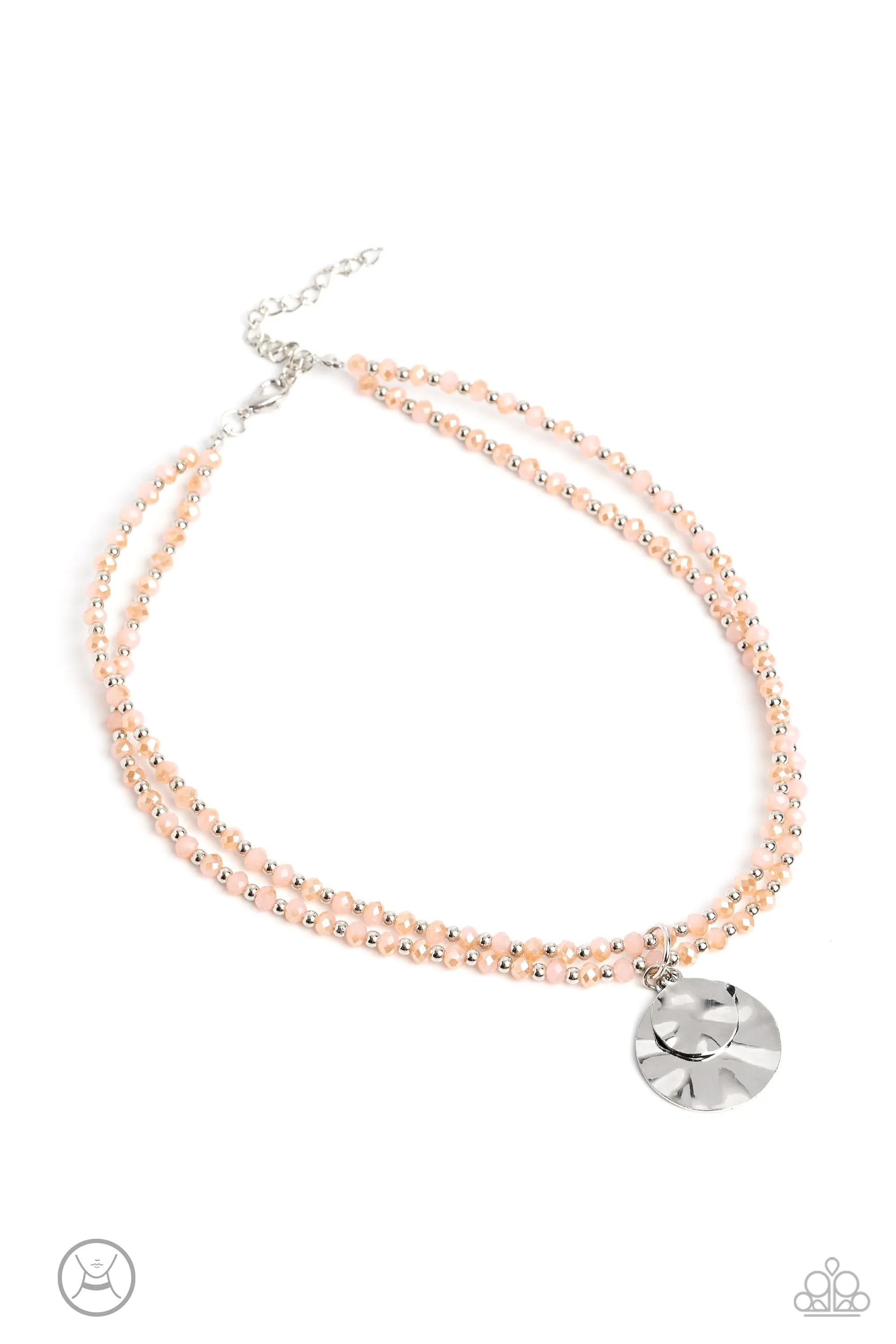 Necklaces Compacted Cosmos - Pink N2386