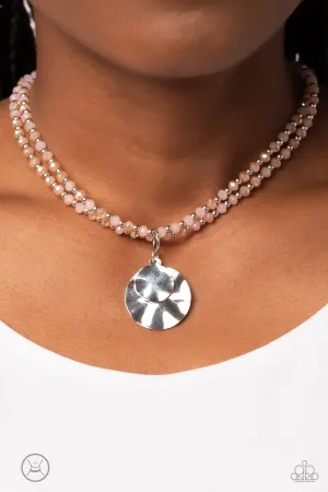 Necklaces Compacted Cosmos - Pink N2386