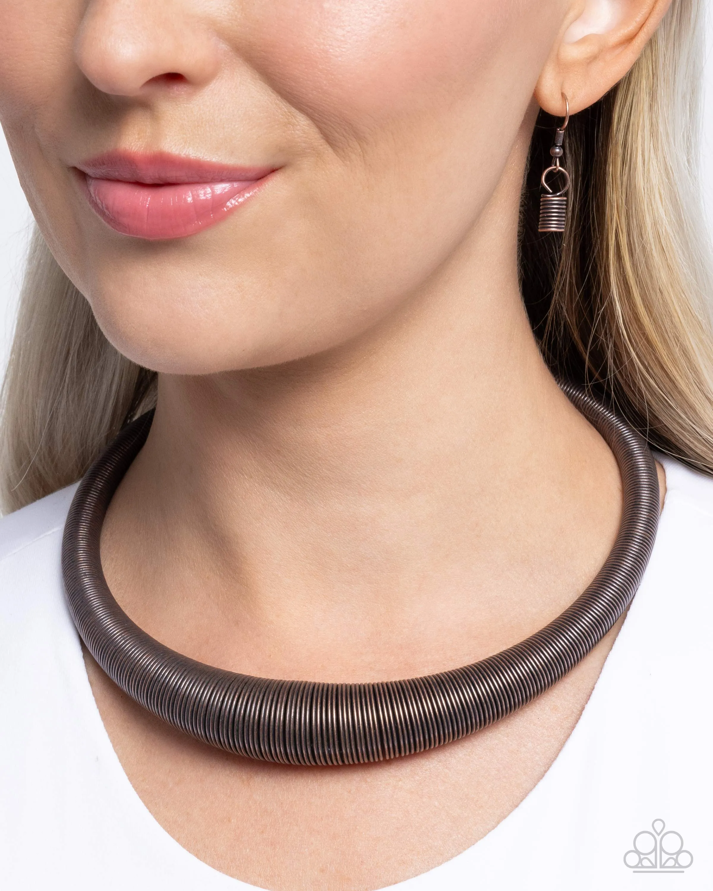 Necklaces Dramatic Dynasty - Copper N2302