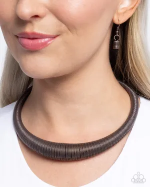 Necklaces Dramatic Dynasty - Copper N2302