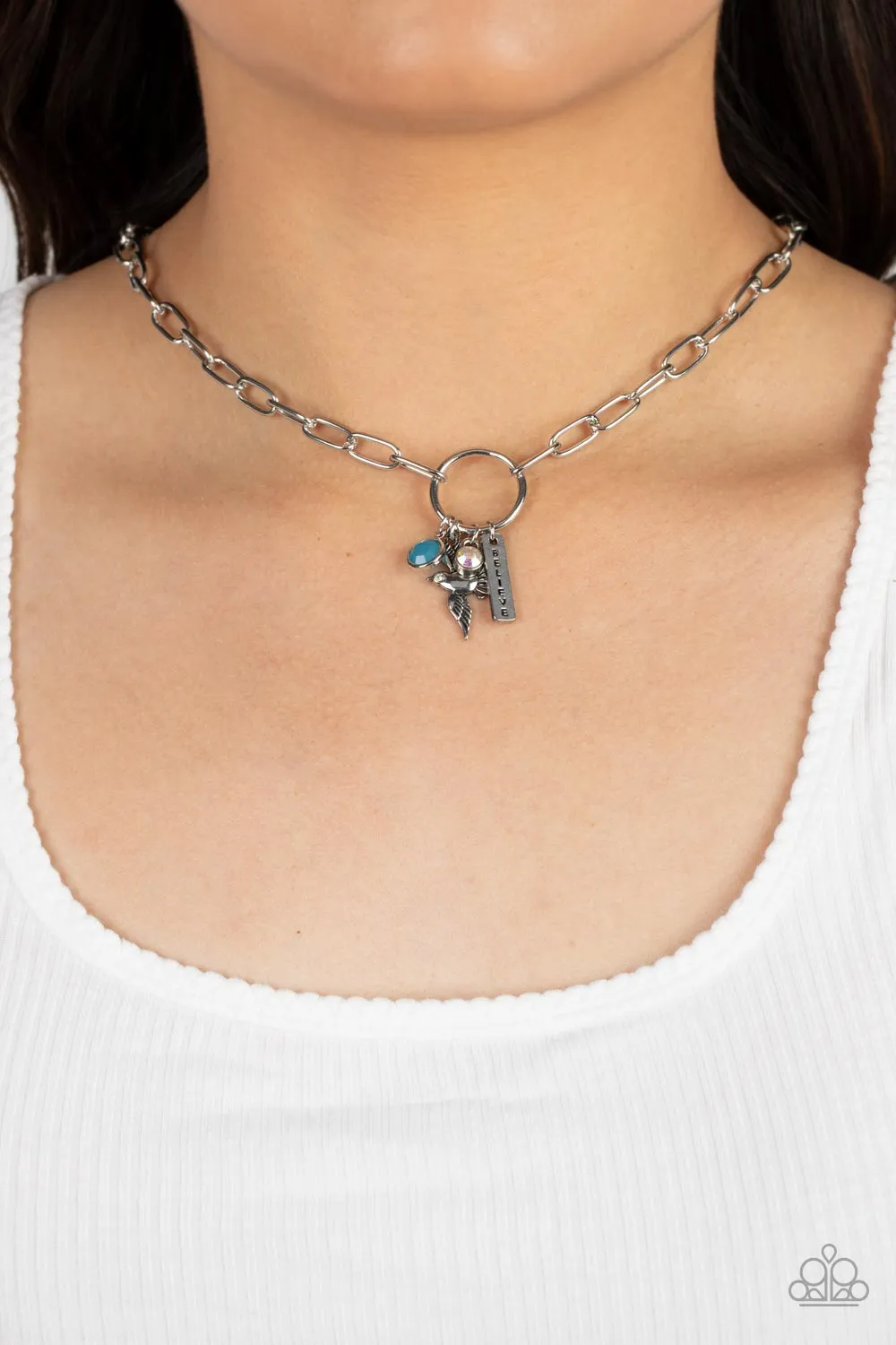 Necklaces Inspired Songbird - Blue Inspirational N2327