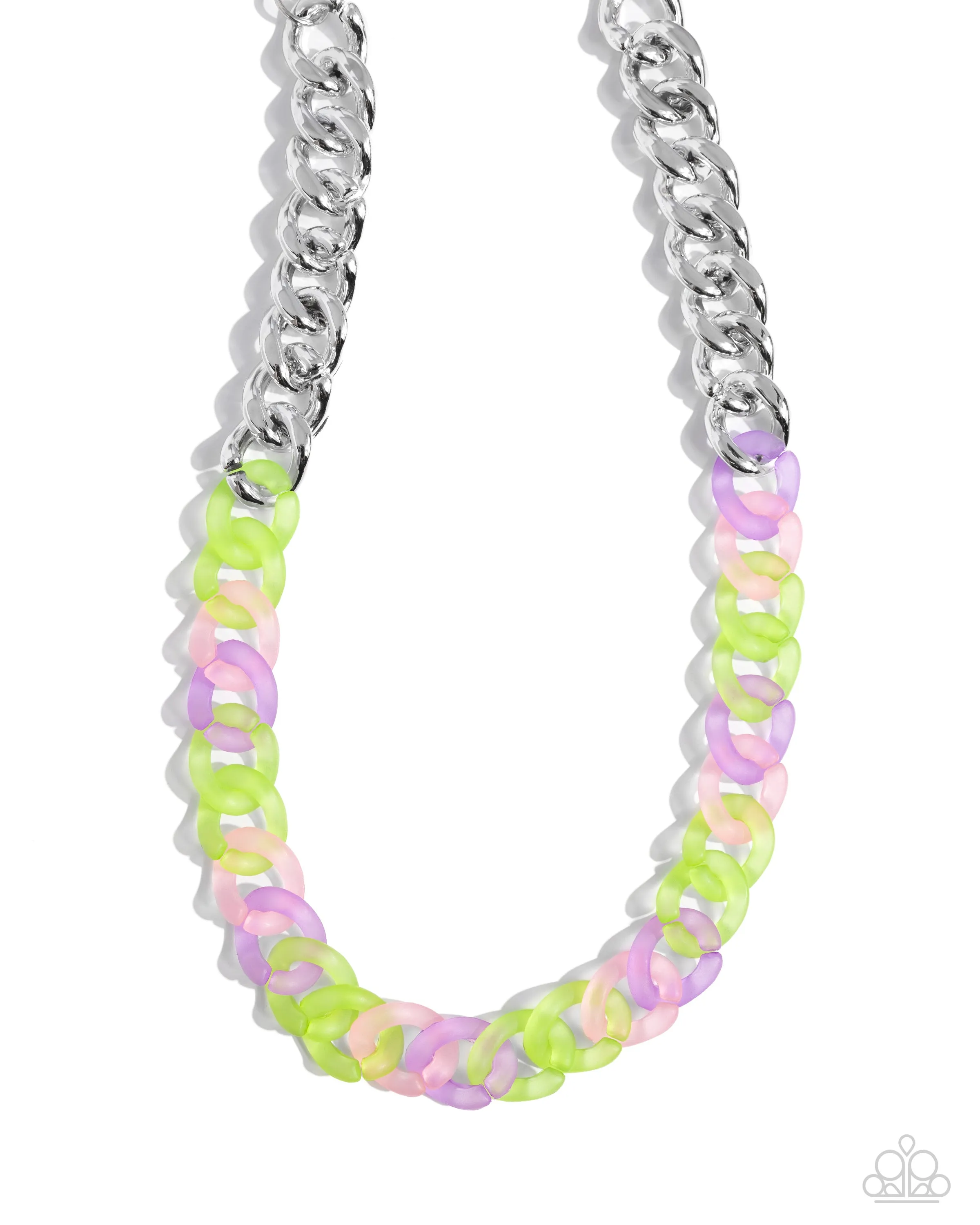 Necklaces Rainbow Ragtime - Green N2287