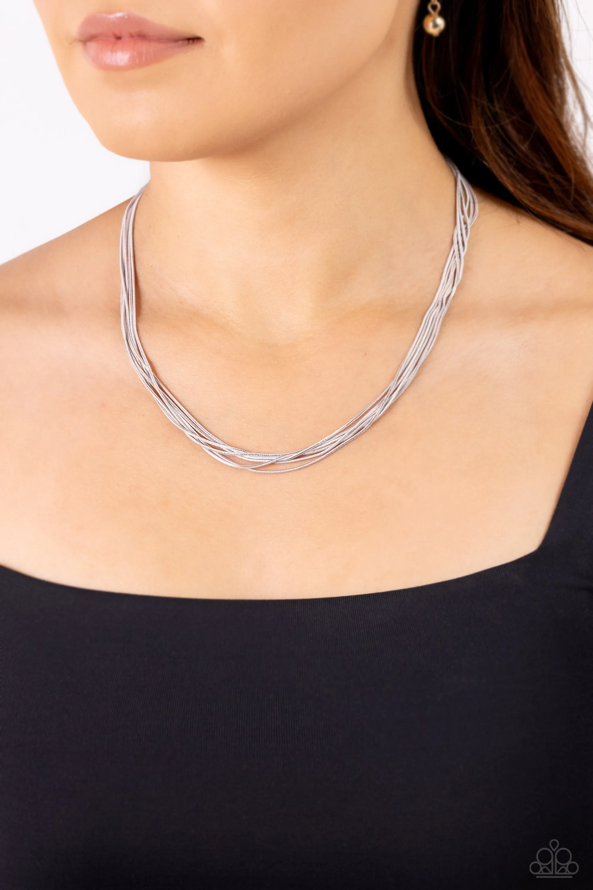 Necklaces Salvaging Sass - White N487