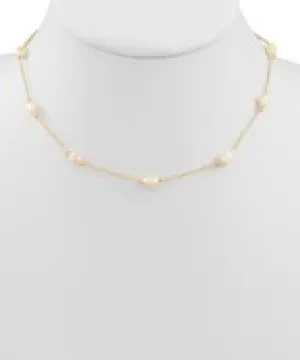 Pearl Station Chain Necklace