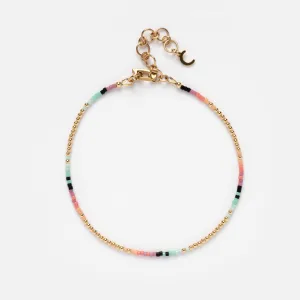Petal Beaded Anklet