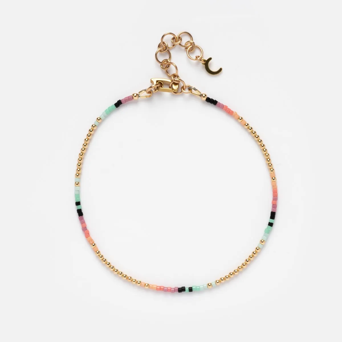 Petal Beaded Anklet