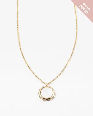 Round Mother of Pearl Pendant
