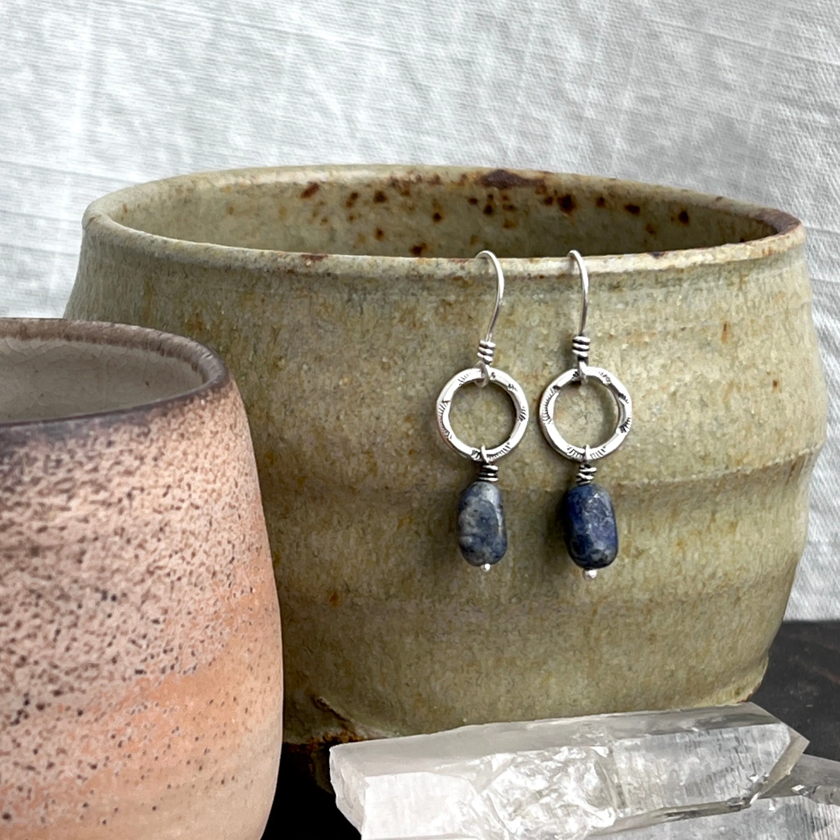 Silver & Stones Earrings