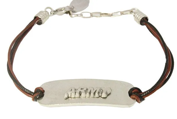Silver Bar Charm Bracelet with assorted Charms