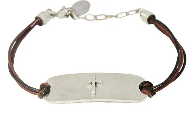 Silver Bar Charm Bracelet with assorted Charms