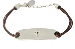 Silver Bar Charm Bracelet with assorted Charms