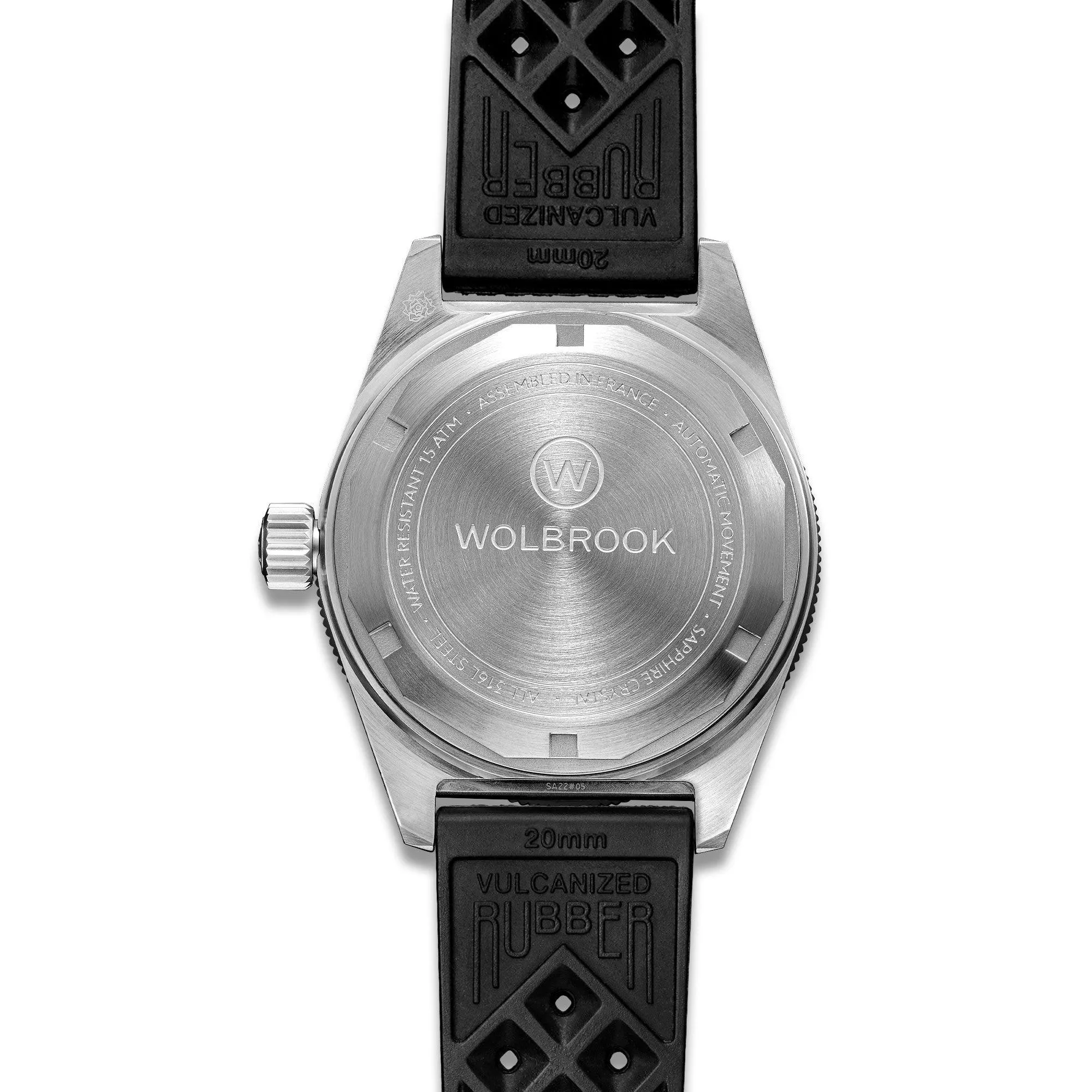 Skindiver Automatic Watch - Green Lum & Black Dial