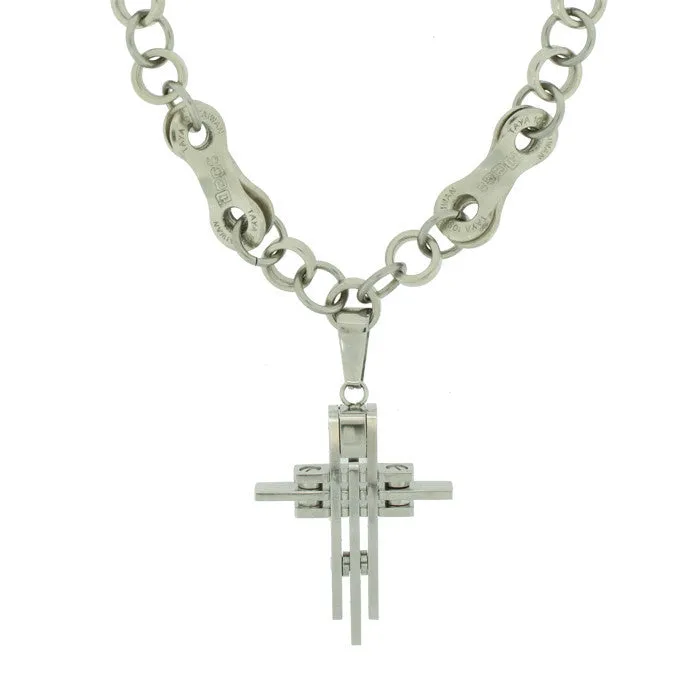 Stainless Steel Tri-Line Cross - Wholesale