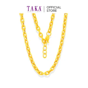TAKA Jewellery 916 Gold Long Necklace Links