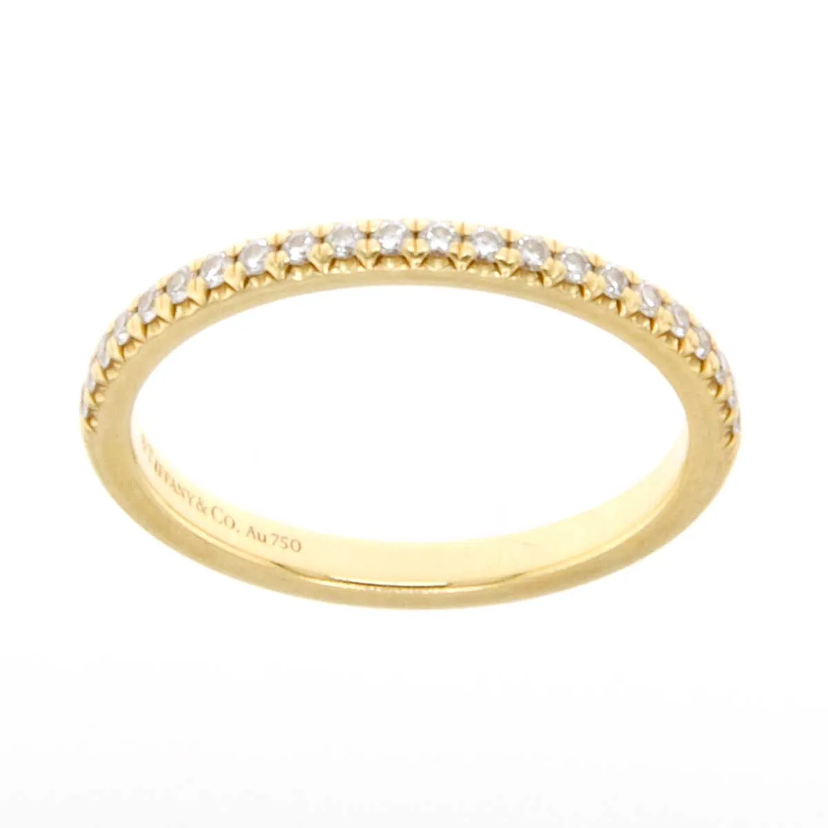 Tiffany & Co. Soleste Half Eternity Ring in 18K Gold