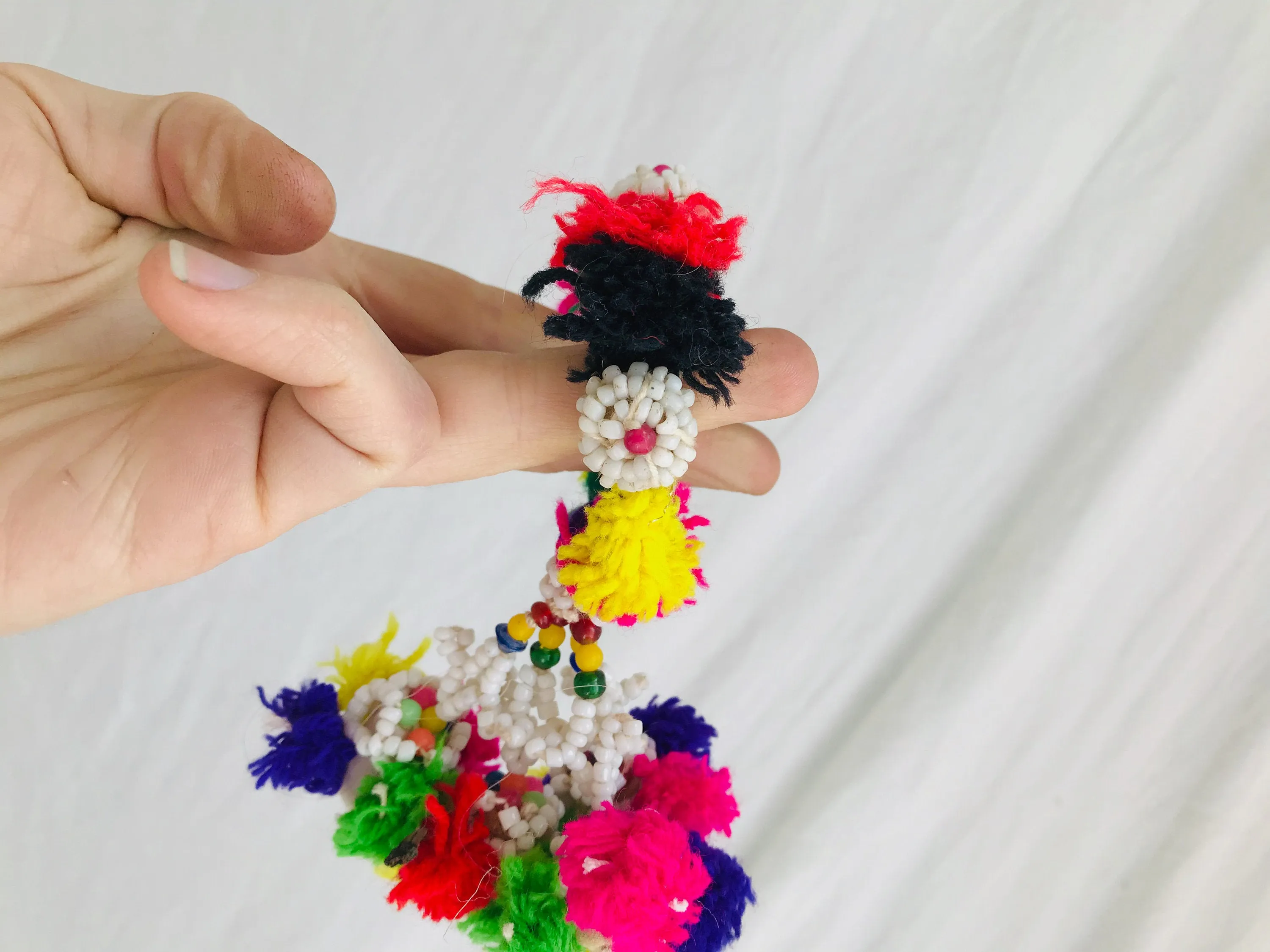 Two Vintage Banjara Tassel Bracelet.