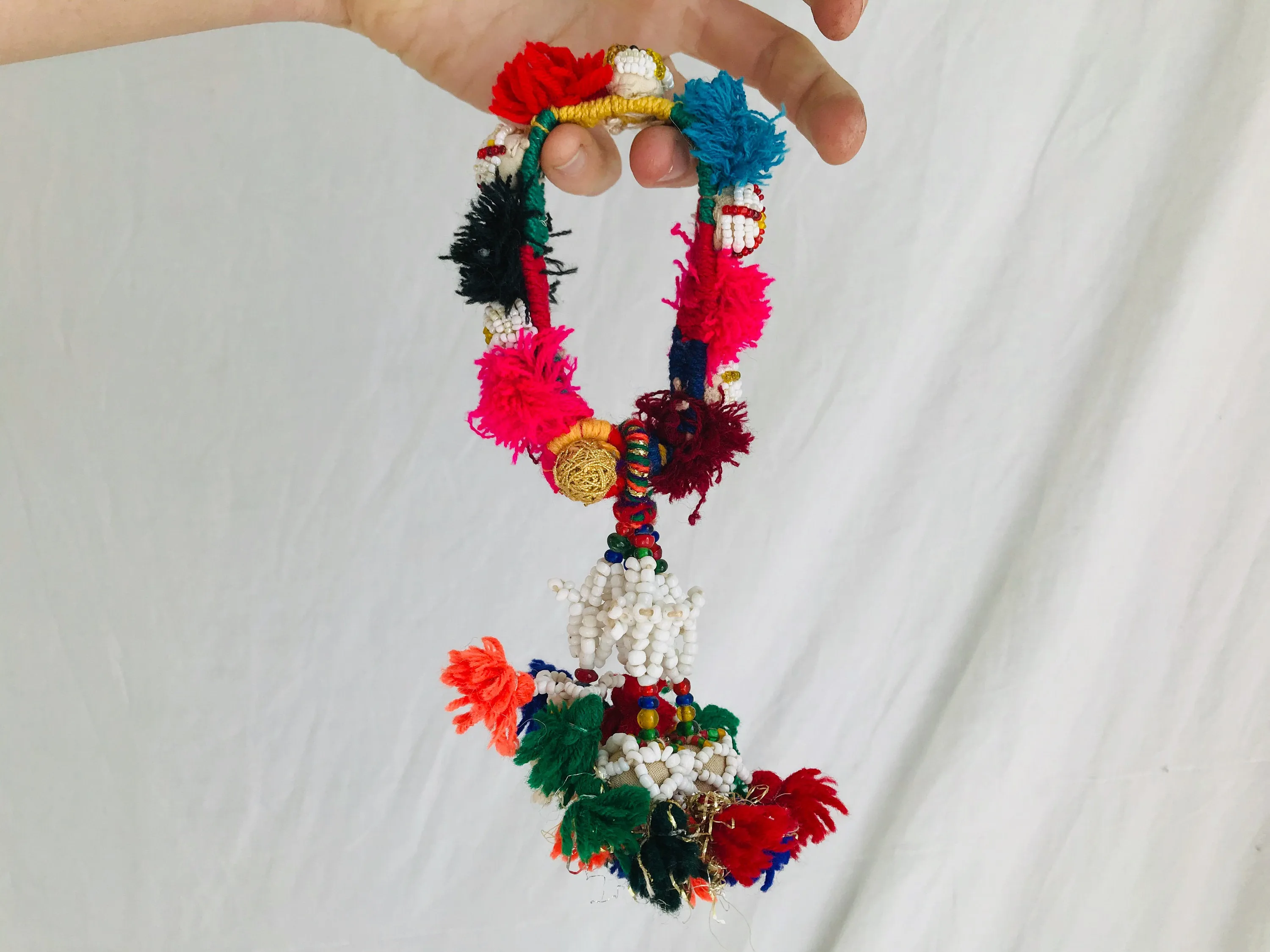 Two Vintage Banjara Tassel Bracelet.