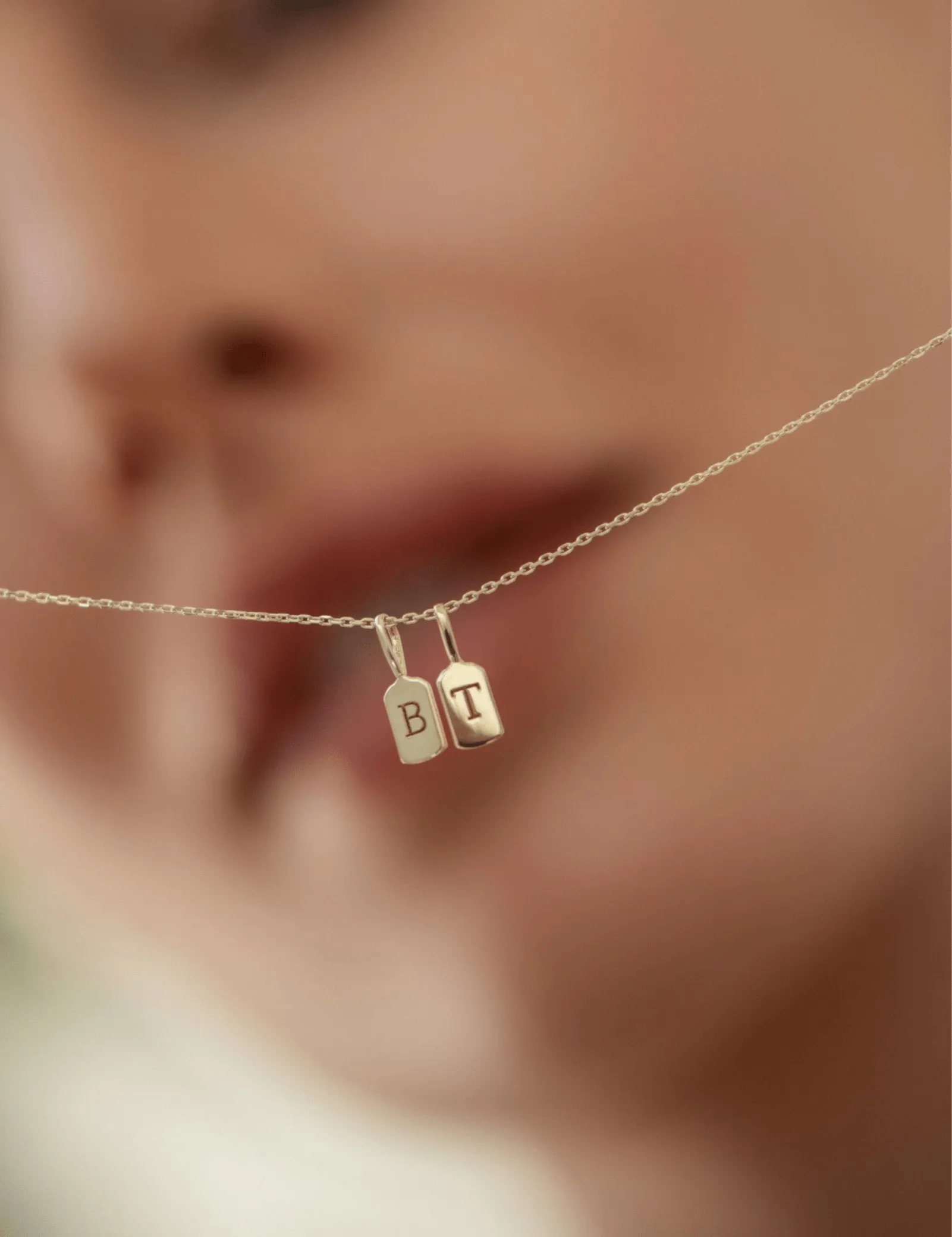 Yellow Gold Letter E