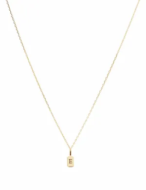 Yellow Gold Letter E