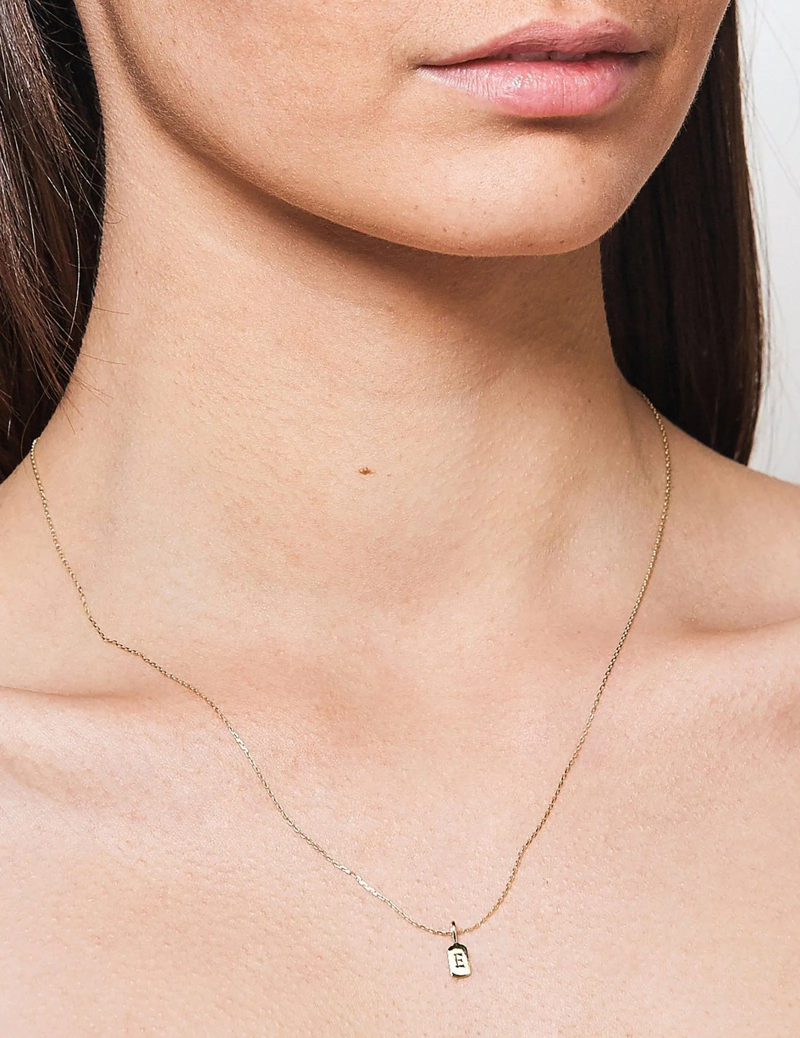 Yellow Gold Letter E