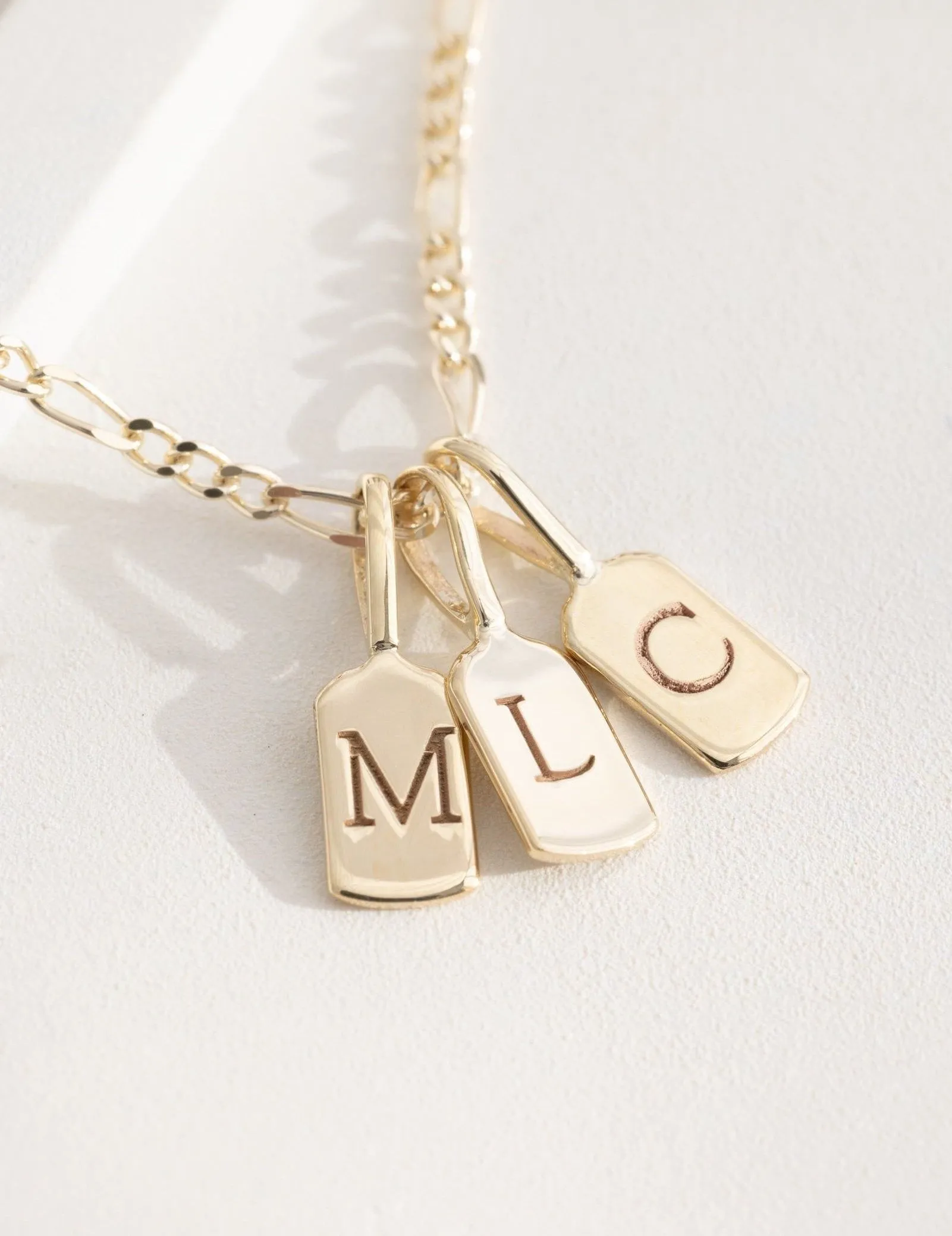 Yellow Gold Letter E